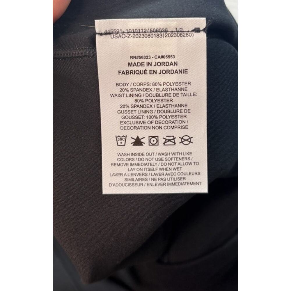 Nike One Women's High-Waisted 7/8 Leggings with Pockets Black Size 3X - Picture 7 of 11